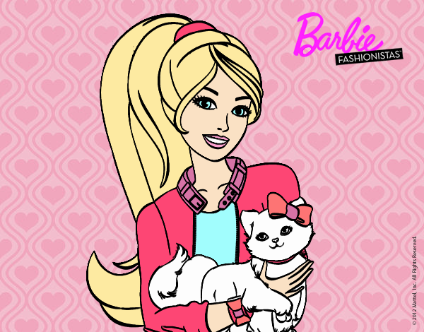 barbie y su gatita