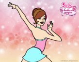 Barbie en postura de ballet