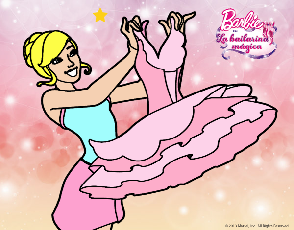 Barbie y su vestido de ballet