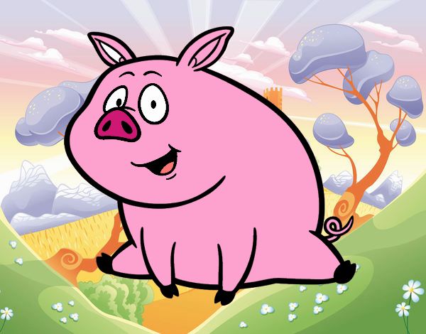 Cerdito de granja