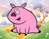 Cerdito de granja