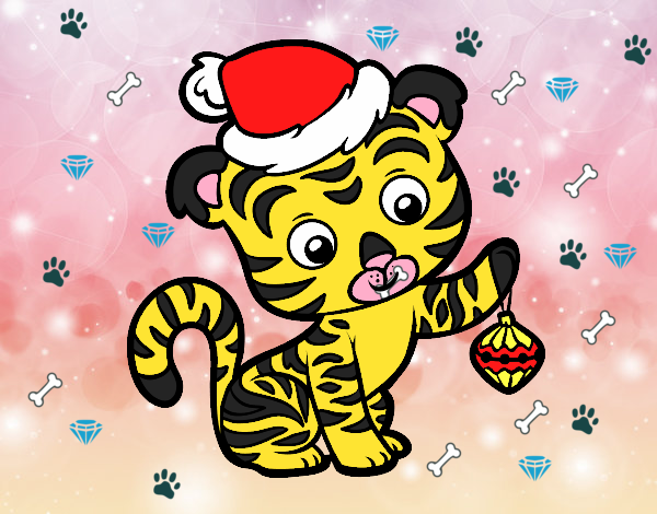 Tigre navideño