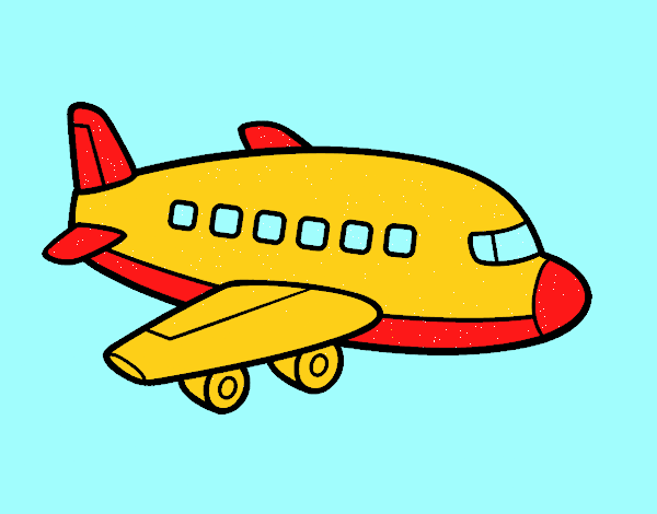 Un avión de pasajeros