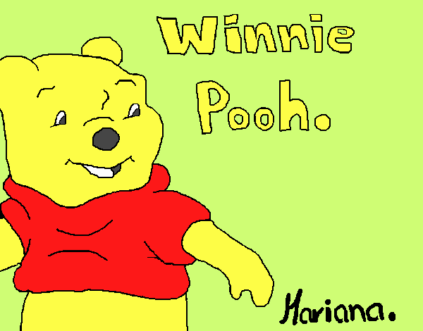 dibujo de winnie pooh