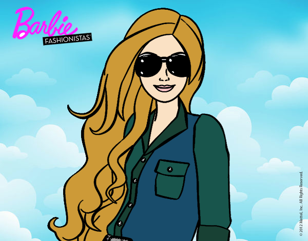 Barbie con gafas de sol