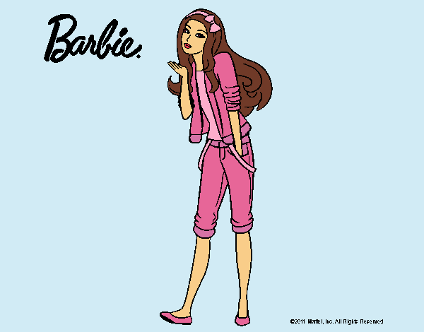 Barbie con look casual