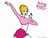 Barbie en postura de ballet