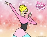 Barbie en postura de ballet