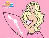 Barbie va a surfear