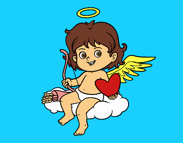 Cupido en una nube