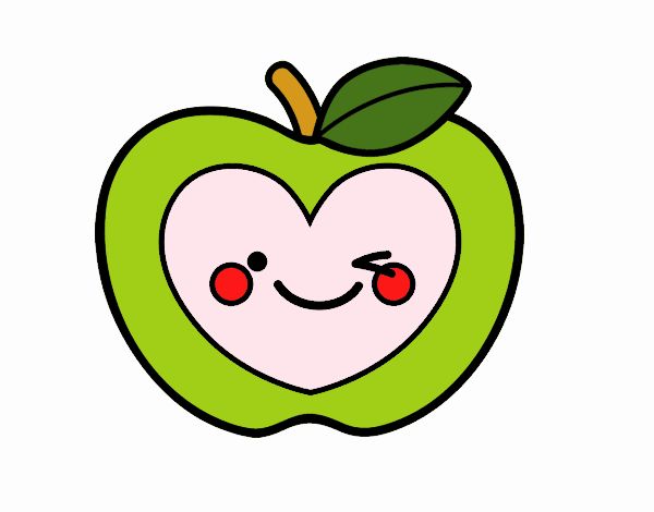 Manzana corazón