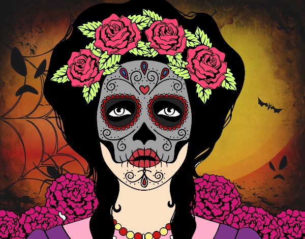 Mujer calavera mejicana