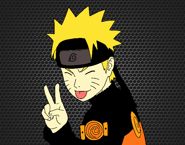 Naruto sacando lengua