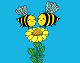 Pareja de abejas