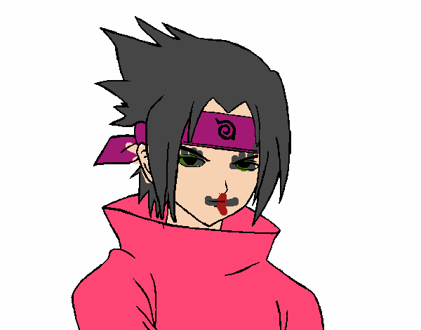 Sasuke enfadado