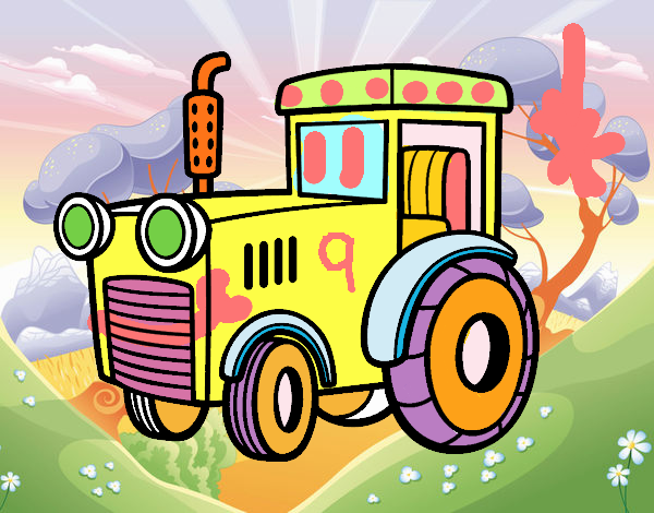 Un tractor