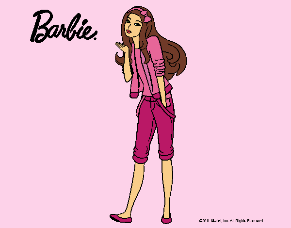 Barbie con look casual