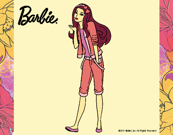 Barbie con look casual