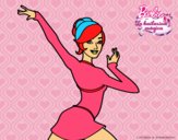 Barbie en postura de ballet