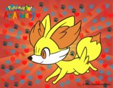 Fennekin corriendo