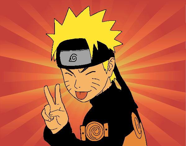 Naruto sacando lengua