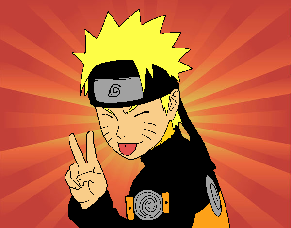 Naruto sacando lengua