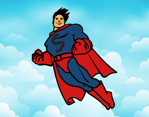 Superman volando