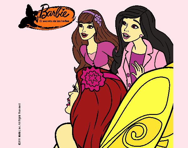 Barbie y sus amigas sorprendidas