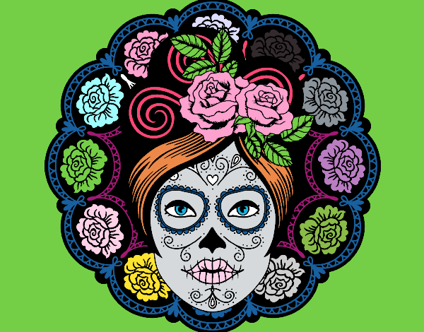 Calavera mejicana femenina