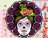 Calavera mejicana femenina