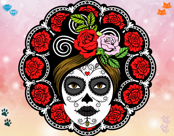 Calavera mejicana femenina