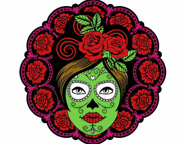 Calavera mejicana femenina