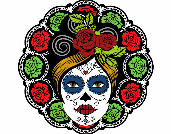 Calavera mejicana femenina