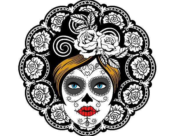 Calavera mejicana femenina