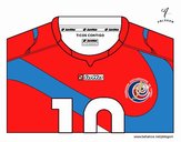 Camiseta del mundial de fútbol 2014 de Costa Rica