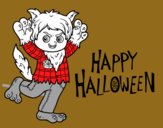 Disfraz de lobo de Halloween