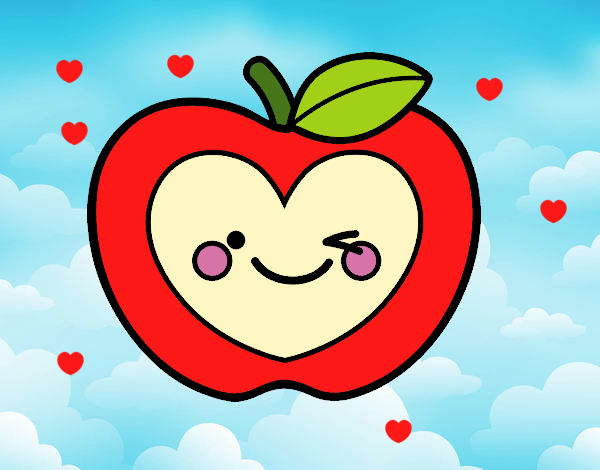 Manzana corazón