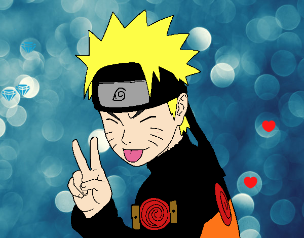 Naruto sacando lengua