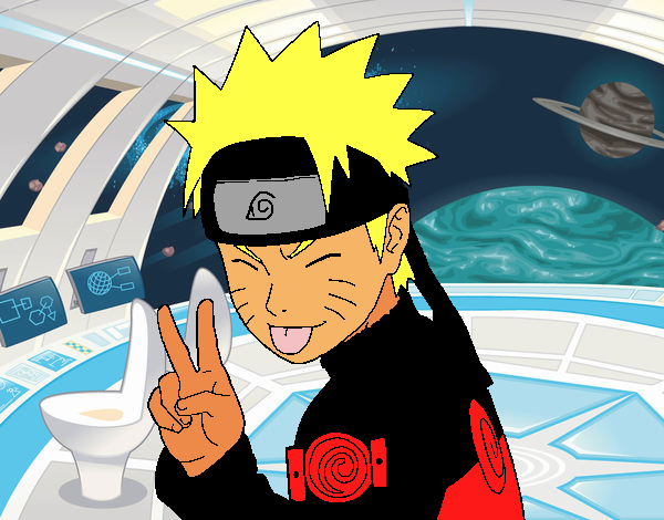 Naruto sacando lengua