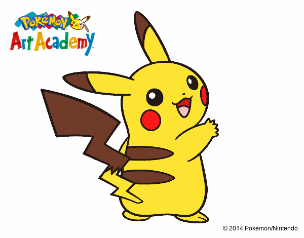 Pikachu de espaldas