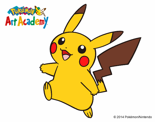 Dibujo de Pikachu en Pokémon Art Academy pintado por en  el día  02-11-22 a las 15:08:25. Imprime, pinta o colorea tus propios dibujos!