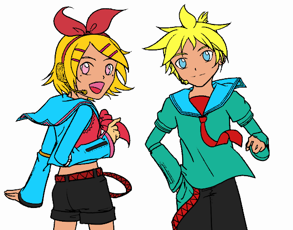 Rin y Len Kagamine Vocaloid