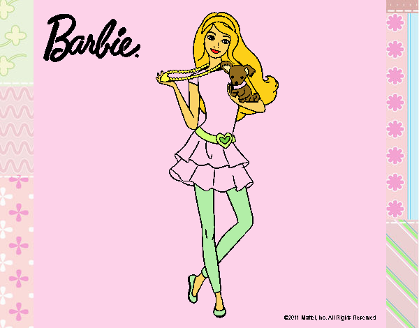 Barbie y su mascota