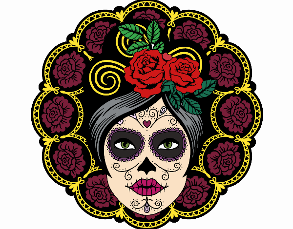 Calavera mejicana femenina