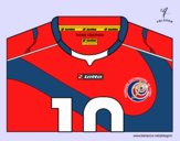 Camiseta del mundial de fútbol 2014 de Costa Rica