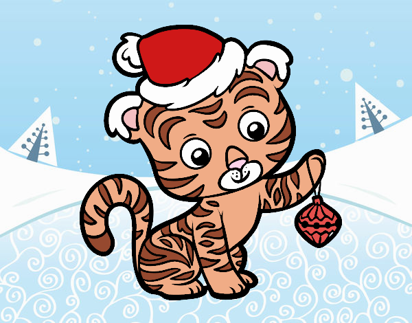 Tigre navideño