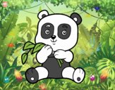 Un oso panda