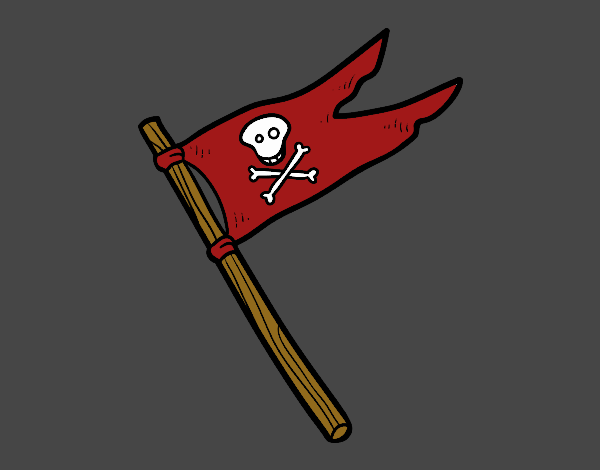 Una bandera pirata