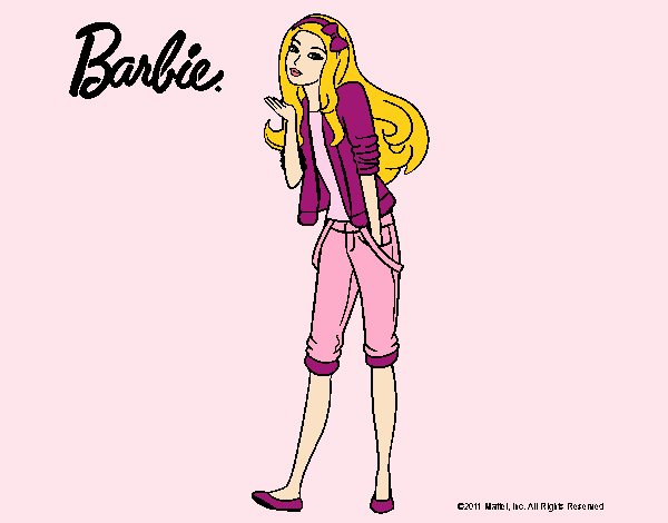 Barbie con look casual