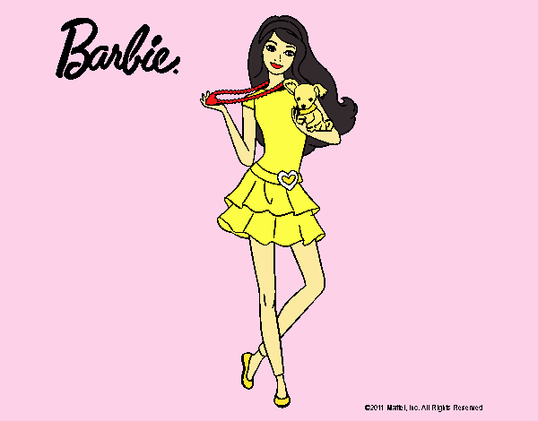 Barbie y su mascota